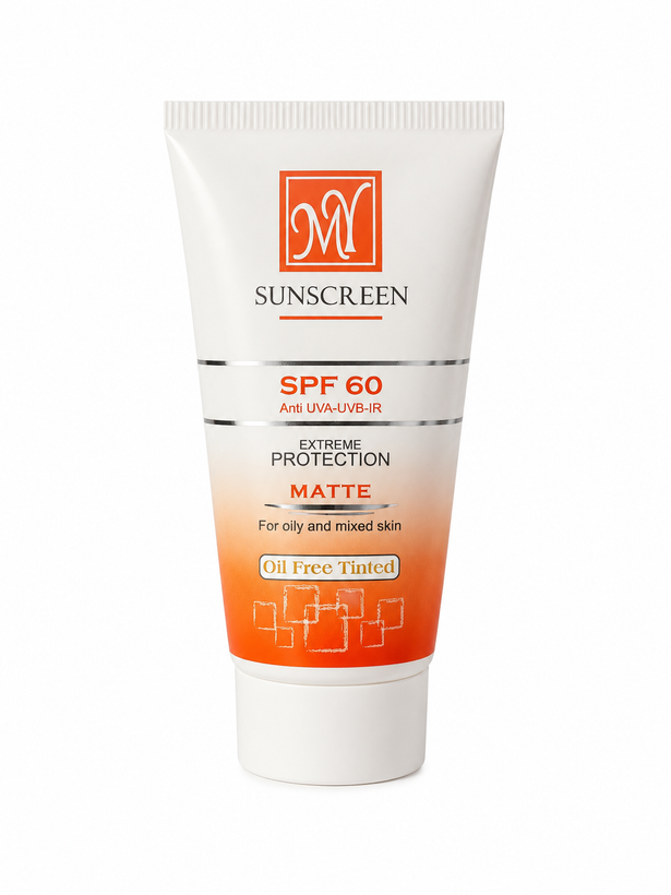 کرم ضد آفتاب رنگی SPF 60 مات