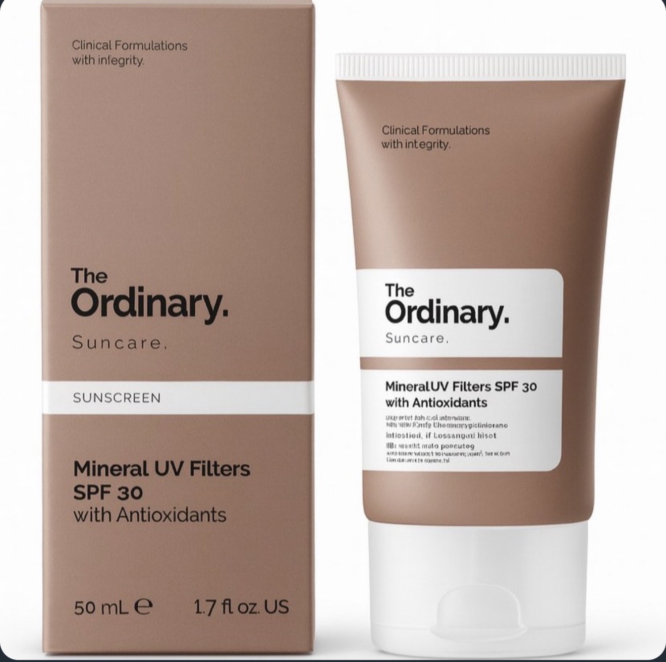 کرم‌ ضدآفتاب‌ مینرال‌SPf30 اوردینری اورجینال حجم 50ml
