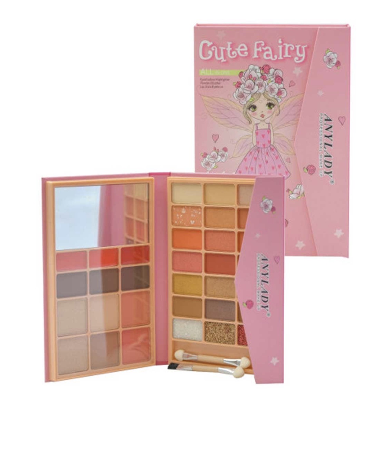 پالت سایه آنی لیدی مدل Cute Fairy تعداد 33 رنگ