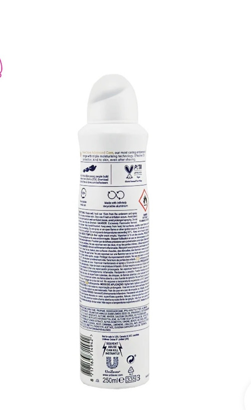 اسپری ضد تعریق نارگیل و یاس داو حجم 250ml