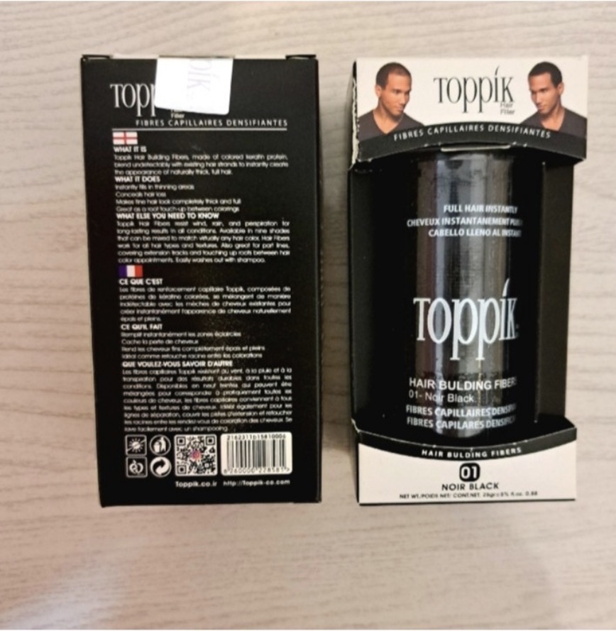 پودر پرپشت کننده مو تاپیک سایر 50 گرمی رنگ گری وارداتی