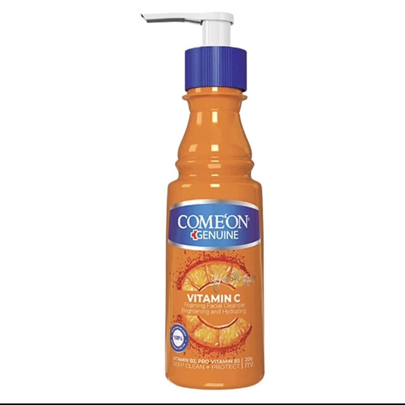 کرم مرطوب کننده کامان مدل Vitamin C حجم 200 میلی‌لیتر، حاوی ویتامین C و E، رطوبت‌رسان، روشن‌کننده